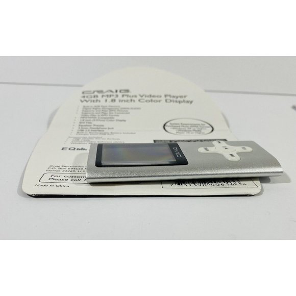 Craig MP3 4GB Plus Video Player 1.8” Color Display Music Untested Parts Repair - Picture 11 of 11